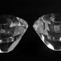 Vintage Crystal Candlestick Holders