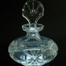 Vintage Lead Crystal Cut Glass Perfume Bottle