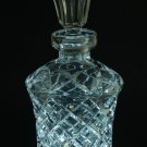 Vintage Lead Crystal Cut Glass Perfume Bottle