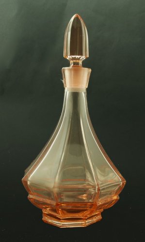 Art Deco Glass Perfume Bottle