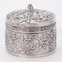 Rare Antique Chinese Export Chrysanthemum Silver box