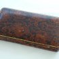 Art Deco Cased Sterling Silver Guilloche Enamel Cigarette Case & Compact