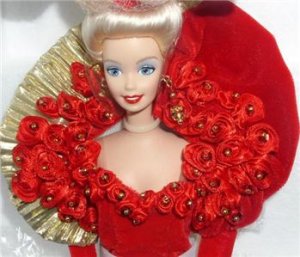 RARE Mattel 50TH GOLDEN ANNIVERSARY PORCELAIN BARBIE