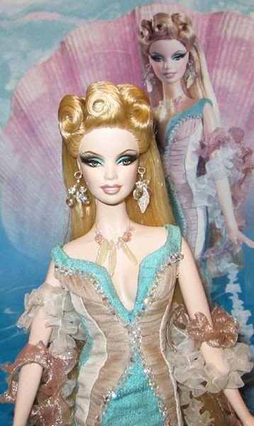 RARE Barbie doll as Aphrodite- Gold Label W/Shipper HTF