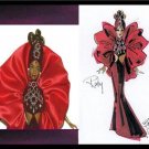 Bob Mackie RUBY RADIANCE AA Barbie Black Jewel Essence
