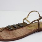 Marc Fisher VISIONS Sandals GOLD Womens Shoes 9.5