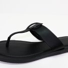 Calvin Klein SHORE CALF Sandals BLACK Womens Shoes 6
