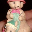 1992 Enesco Hoppy Holidays Kangaroo & Baby Ornament