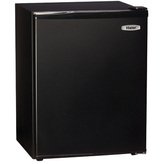 Haier HSB03BB Compact 2-2/3-Cubic-Foot Refrigerator/Freezer, Black