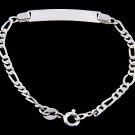 STERLING SILVER Child ID Identification Bracelet Free Monogramming