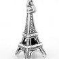 STERLING SILVER 3D PARIS EIFFEL TOWER CHARM/PENDANT