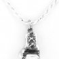 STERLING SILVER BOXING GLOVE 3D CHARM & ROPE CHAIN 18"