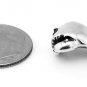 STERLING SILVER BOXING GLOVE 3D CHARM & ROPE CHAIN 18"