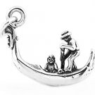 STERLING SILVER ITALIAN GONDOLA CHARM/ PENDANT
