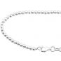 STERLING SILVER 3MM BALL/ BEAD 7 INCH BRACELET