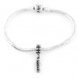 STERLING SILVER DANGLING MARATHON SHOE EUROPEAN BEAD
