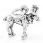 STERLING SILVER SMALL MOOSE CHARM/PENDANT