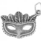 STERLING SILVER THEATER MASQUERADE MASK CHARM/PENDANT