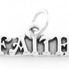 STERLING SILVER FAITH CHARM/PENDANT