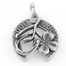 STERLING SILVER GOOD LUCK CHARM CHARM/PENDANT