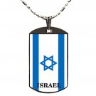 Israel Flag Polymer Glazed Dogtag Dog Tag