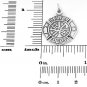 STERLING SILVER FIRE DEPARTMENT MALTESE CROSS CHARM/PENDANT