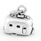 STERLING SILVER 3D RV CAMPER VACTION TRAILER CHARM/ PENDANT