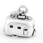 STERLING SILVER 3D RV CAMPER VACTION TRAILER CHARM/ PENDANT