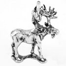 STERLING SILVER MOOSE/ELK CHARM/PENDANT