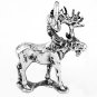 STERLING SILVER MOOSE/ELK CHARM/PENDANT