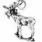 STERLING SILVER MOOSE/ELK CHARM/PENDANT