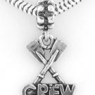 STERLING SILVER PADDLE CREW / ROWING EUROPEAN BEAD