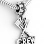 STERLING SILVER PADDLE CREW / ROWING EUROPEAN BEAD