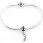 STERLING SILVER DANGLE SHOOTING STAR EUROPEAN BEAD