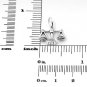 STERLING SILVER LAW SCALES OF JUSTICE 3D CHARM/PENDANT