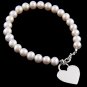 STERLING SILVER FRESHWATER PEARL CHILD BRACELET 4.5"