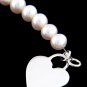 STERLING SILVER FRESHWATER PEARL CHILD BRACELET 4.5"