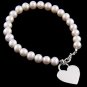 STERLING SILVER FRESHWATER PEARL CHILD BRACELET 4.5"