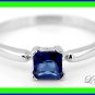 STERLING SILVER SEPTEMBER BIRTHSTONE CZ CHILD RING SZ 4