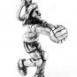 STERLING SILVER FEMALE VOLLEYBALL PLAYER CHARM/PENDANT