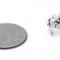 STERLING SILVER ZEBRA 3D CHARM/PENDANT