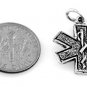 STERLING SILVER MEDICAL/ PARAMEDIC SYMBOL CHARM