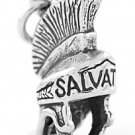 STERLING SILVER 3D ARMOR OF GOD-HELMET CHARM/PENDANT