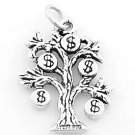 STERLING SILVER MONEY TREE CHARM/PENDANT