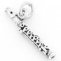 STERLING SILVER FLUTE CHARM/PENDANT