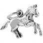 STERLING SILVER PRANCING PONY / HORSE CHARM/PENDANT