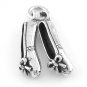 STERLING SILVER 925 BALLET SLIPPERS CHARM/PENDANT