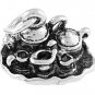 STERLING SILVER TEA POTS / CUP SET CHARM/PENDANT