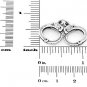 STERLING SILVER HANDCUFF CHARM/ PENDANT