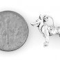 STERLING SILVER HUSKY DOG / SLED DOG CHARM/PENDANT